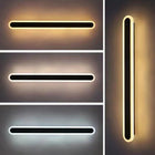 Arisha Linear LED Dimmbar Außenwandleuchte Schwarz Flur Terrasse Metall-Hausvellin