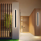 Arisha Linear LED Dimmbar Außenwandleuchte Schwarz Flur Terrasse Metall-Hausvellin