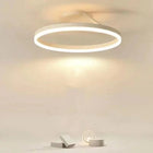 Arisha Deckenleuchte Ring Modern LED Schwarz/Weiß Wohnzimmer Flur Metall-Hausvellin
