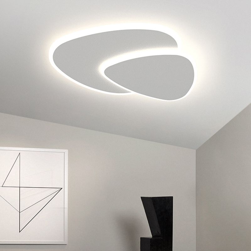 Arisha Modern Deckenleuchte Weiß Wohn/Schlafzimmer Metall Acryl-Hausvellin