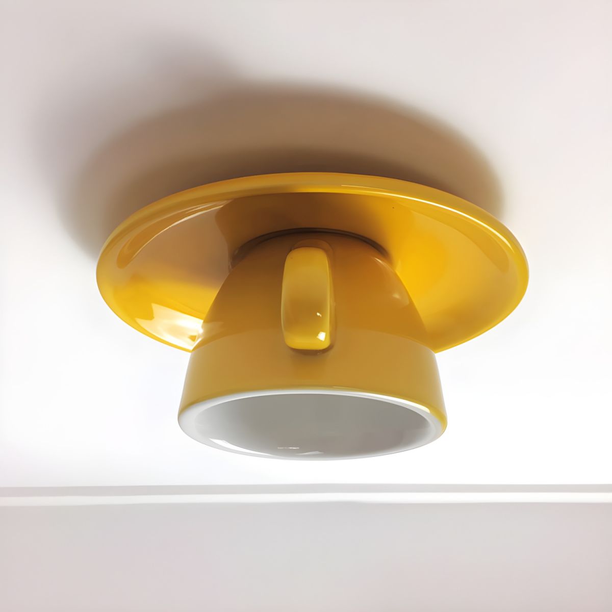 Valentina Modern Deckenleuchte, Blau/Rosa/Gelb, Kaffeetassen, Keramik, Schlafzimmer-Hausvellin