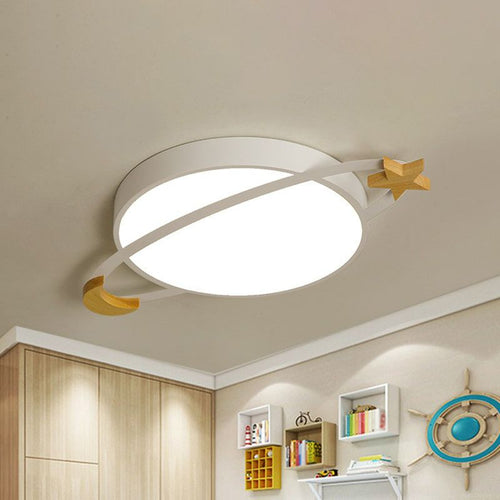 Aria Modern LED Deckenleuchte Weiß/Grün/Grau Schlaf/Wohn-Hausvellin