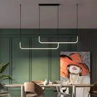 Arisha Modern LED Pendelleuchte Gold/Schwarz Metall Ess/Wohnzimmer-Hausvellin