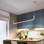 Arisha Modern LED Pendelleuchte Gold/Schwarz Metall Ess/Wohnzimmer-Hausvellin