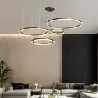 Arisha Pendelleuchte Tir-Kreis Ring Moderne Schwarz/Gold/Kaffee Metall Schlafzimmer-Hausvellin