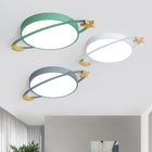 Aria Modern LED Deckenleuchte Weiß/Grün/Grau Schlaf/Wohn-Hausvellin