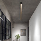 Arisha Deckenleuchte Linear Modern LED Schwarz Wohnzimmer Metall-Hausvellin