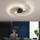 Arisha Industrial LED Deckenleuchte Schwarz/Gold Wohnzimmer Metall-Hausvellin
