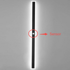 Arisha Modern LED Außenwandleuchte Schwarz Metall Garten/Balkon-Hausvellin