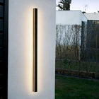 Arisha Minimalistische Wasserdichte LED Außenwandleuchte Schwarz Garten Korridor-Hausvellin