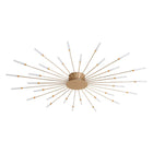 Arisha Industrial LED Deckenleuchte Schwarz/Gold Wohnzimmer Metall-Hausvellin