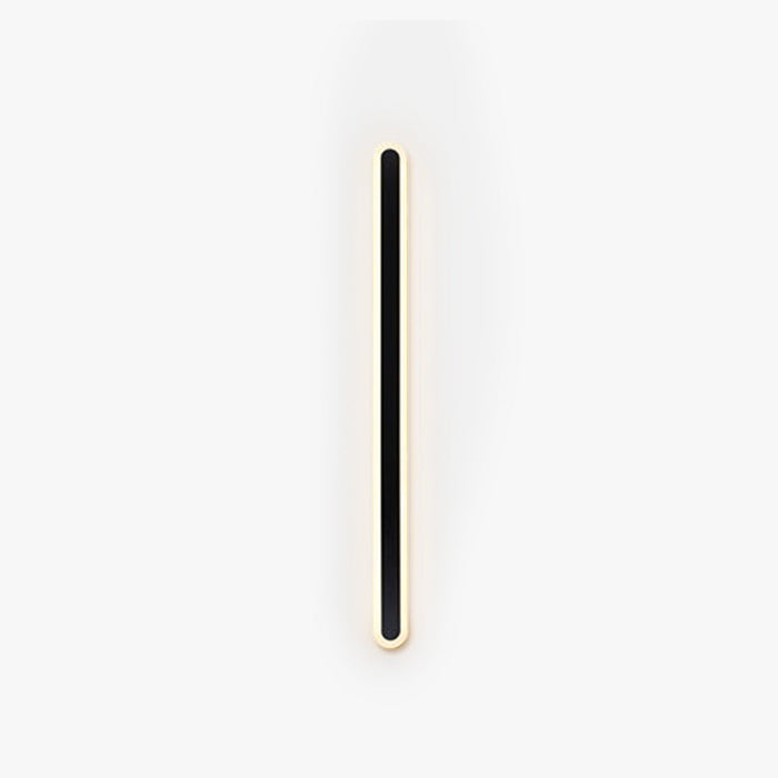 Arisha Linear LED Dimmbar Außenwandleuchte Schwarz Flur Terrasse Metall-Hausvellin