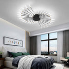 Arisha Industrial LED Deckenleuchte Schwarz/Gold Wohnzimmer Metall-Hausvellin
