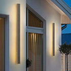 Ray Moderne Linear Außenwandleuchte Metall Acryl Garten Flur-Hausvellin