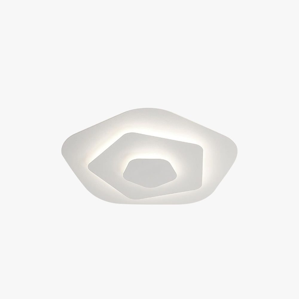Arisha Deckenleuchte Modern Rund LED Weiß Wohn/Schlafzimmer D50CM-Hausvellin