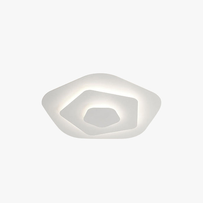 Arisha Deckenleuchte Modern Rund LED Weiß Wohn/Schlafzimmer D50CM-Hausvellin
