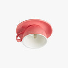 Valentina Modern Deckenleuchte, Blau/Rosa/Gelb, Kaffeetassen, Keramik, Schlafzimmer-Hausvellin