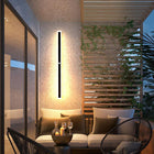 Arisha Modern LED Außenwandleuchte Schwarz Metall Garten/Balkon-Hausvellin