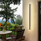Arisha Modern LED Außenwandleuchte Schwarz Metall Garten/Balkon-Hausvellin