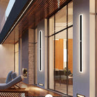 Arisha Modern LED Außenwandleuchte Schwarz Metall Garten/Balkon-Hausvellin
