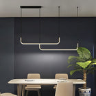 Arisha Modern LED Pendelleuchte Gold/Schwarz Metall Ess/Wohnzimmer-Hausvellin