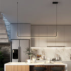Arisha Modern LED Pendelleuchte Gold/Schwarz Metall Ess/Wohnzimmer-Hausvellin