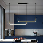 Arisha Modern LED Pendelleuchte Gold/Schwarz Metall Ess/Wohnzimmer-Hausvellin