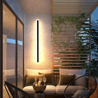 Arisha Modern LED Außenwandleuchte Schwarz Metall Garten/Balkon-Hausvellin