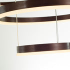 Arisha Pendelleuchte Tir-Kreis Ring Moderne Schwarz/Gold/Kaffee Metall Schlafzimmer-Hausvellin