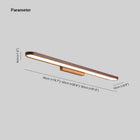 Arisha Modern Wandleuchte Linear, Kaffee, Schlafzimmer/Badezimmer, Metall-Hausvellin