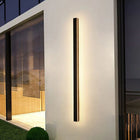 Arisha Minimalistische Wasserdichte LED Außenwandleuchte Schwarz Garten Korridor-Hausvellin