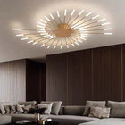 Arisha Industrial LED Deckenleuchte Schwarz/Gold Wohnzimmer Metall-Hausvellin