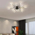 Arisha Industrial LED Deckenleuchte Schwarz/Gold Wohnzimmer Metall-Hausvellin