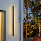 Arisha Minimalistische Wasserdichte LED Außenwandleuchte Schwarz Garten Korridor-Hausvellin