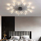 Arisha Industrial LED Deckenleuchte Schwarz/Gold Wohnzimmer Metall-Hausvellin