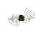Arisha Industrial LED Deckenleuchte Schwarz/Gold Wohnzimmer Metall-Hausvellin