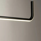 Arisha Modern LED Pendelleuchte Gold/Schwarz Metall Ess/Wohnzimmer-Hausvellin